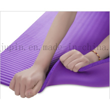 Tapis de yoga de sport respectueux de l&#39;environnement doux et doux NBR avec logo OEM